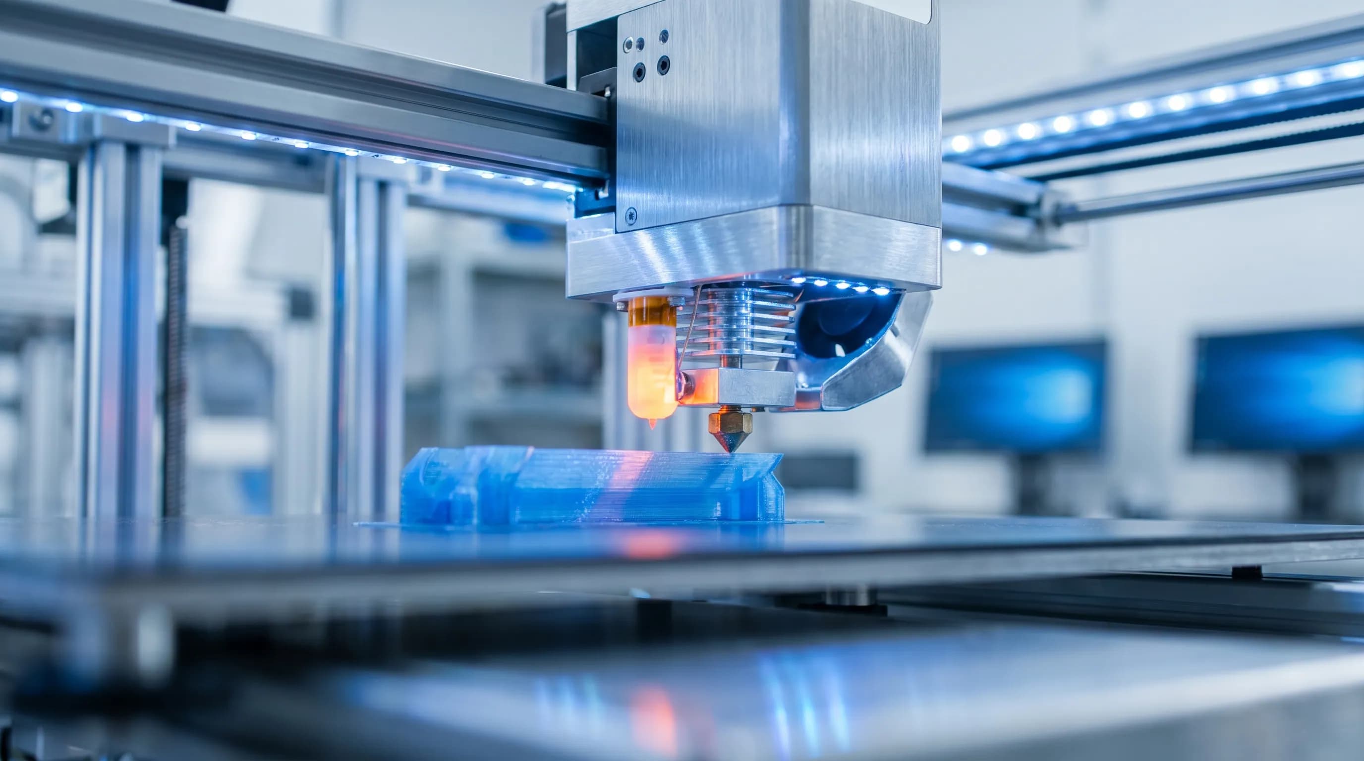 Çalışan endüstriyel 3D yazıcı